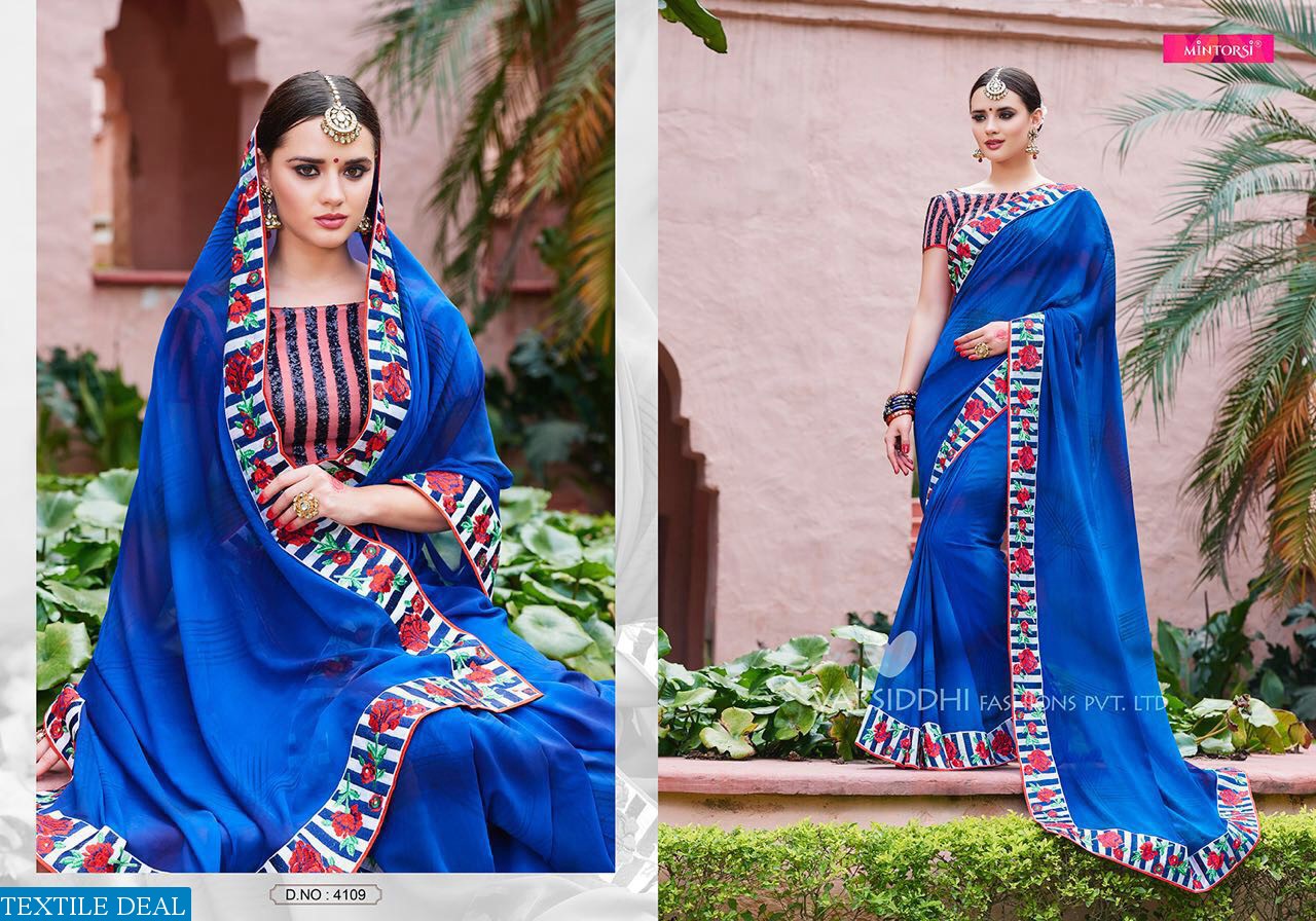 Mintorsi 4101 Series Wholesale Festival Ethnic Saree